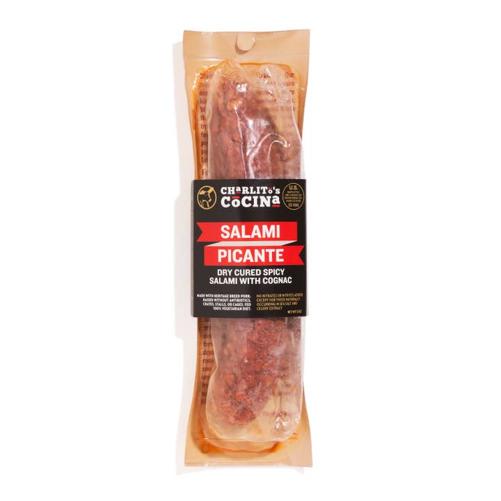 Charlito's Cocina – wholesale Salami – Salami Picante - torr härdad kryddig Salami 5 oz