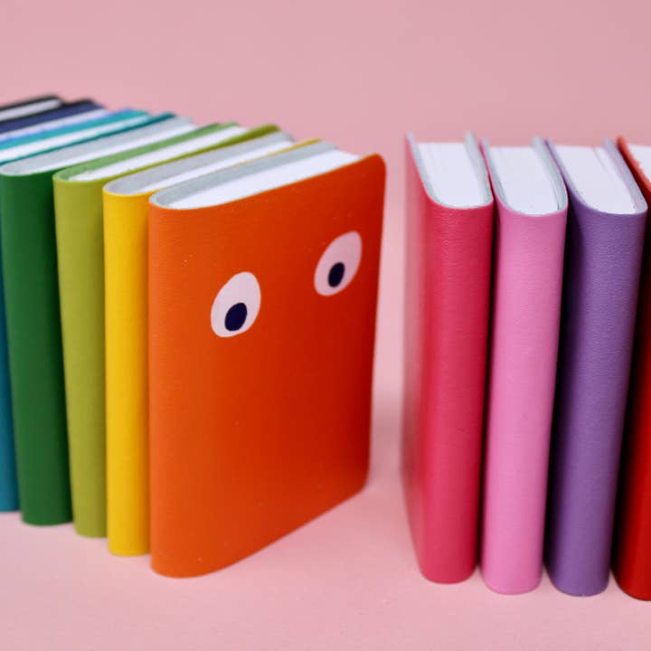 Ark Colour Design - Wholesale Notebook - Googly Eye Mini Leather Notebook