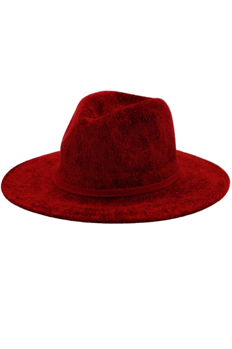 Cap Zone – wholesale Fedora – Women’s – Velvety Corduroy Woven Chenille Floppy Fedora Rancher Hat6