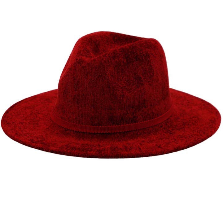 Cap Zone – wholesale Fedora – Women’s – Velvety Corduroy Woven Chenille Floppy Fedora Rancher Hat6