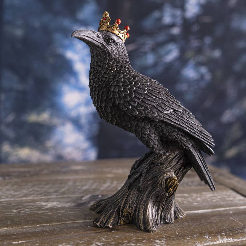 Pacific Trading - Wholesale Decoratief beeldje - Gekroonde Raaf6