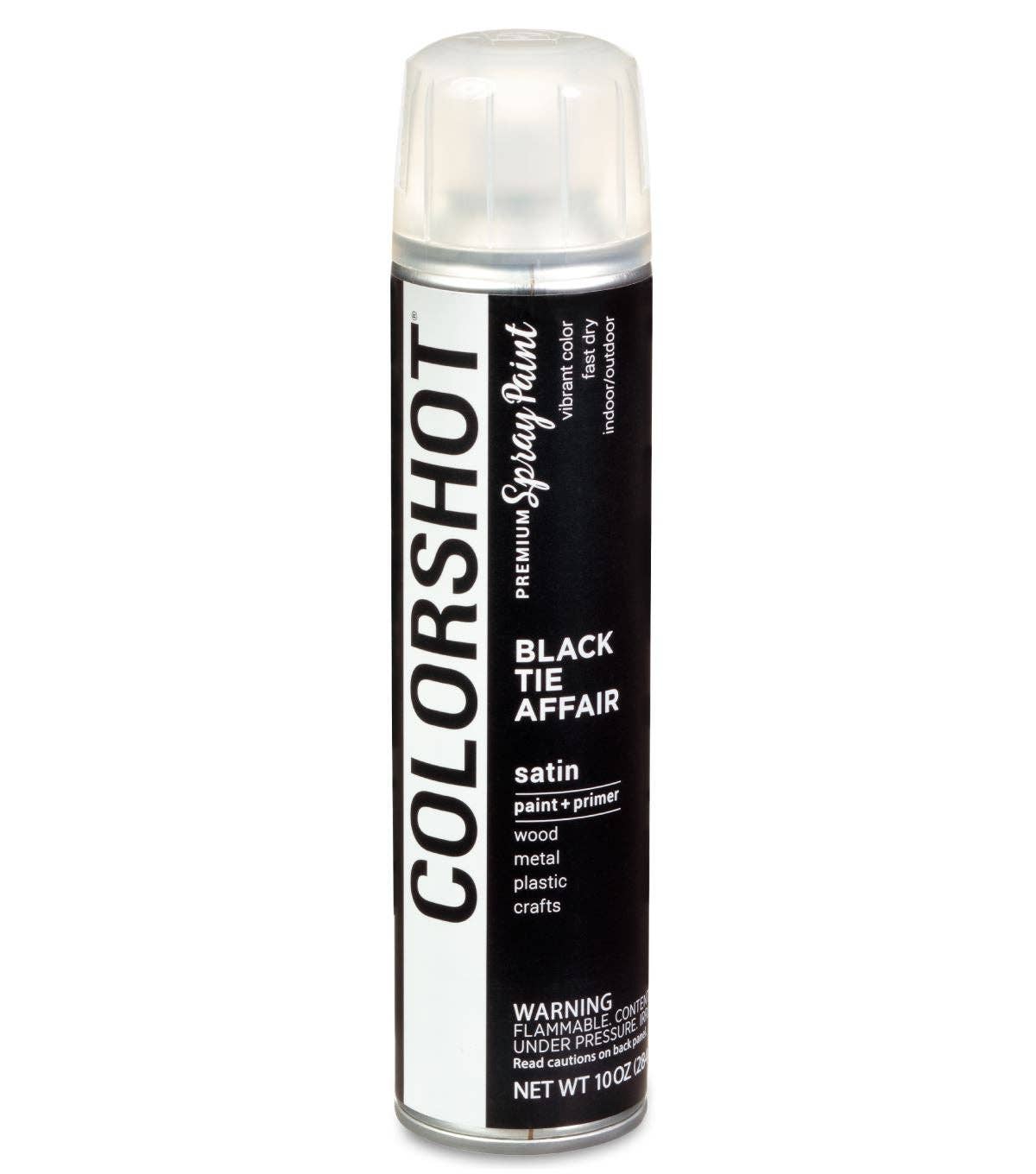 Ilovetocreate - Wholesale Paint Set - COLORSHOT Satin Spray Paint Black Tie Affair (Black) 10 oz.0