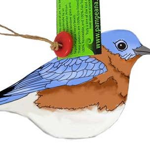 Pampeana – wholesale Ornament – Blue Bird Back Yard Bird Ornament / Suncatcher0
