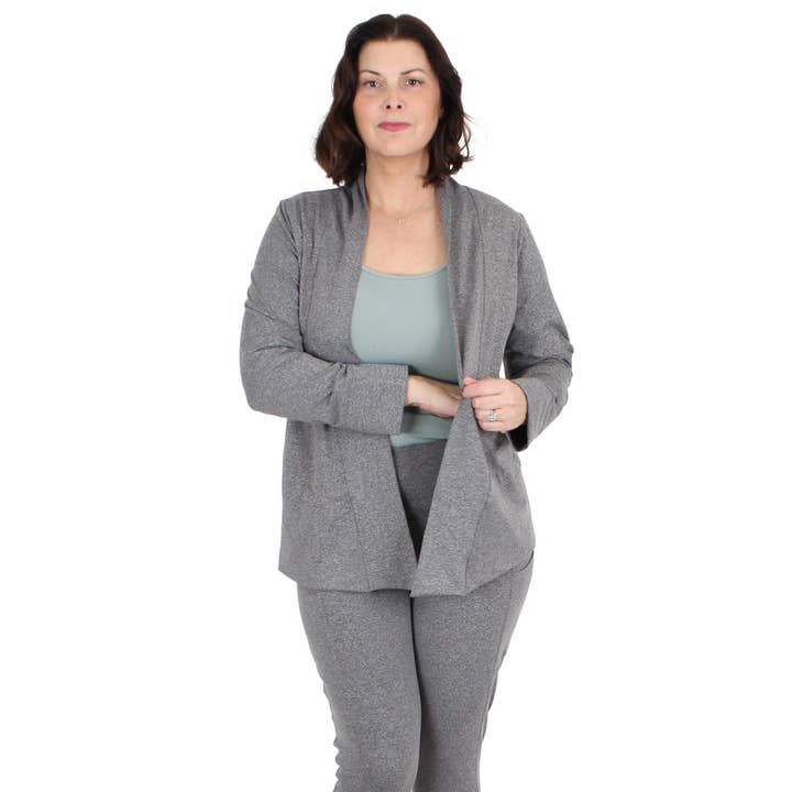 Flow Cardigan | Steel for wholesale by Undersummers by CarrieRae