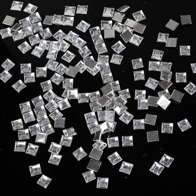 Factory Direct Craft - Wholesale Wall Mirror - 5mm Square Mosaic Mirror Embellishments - Pack of 300 pieces2