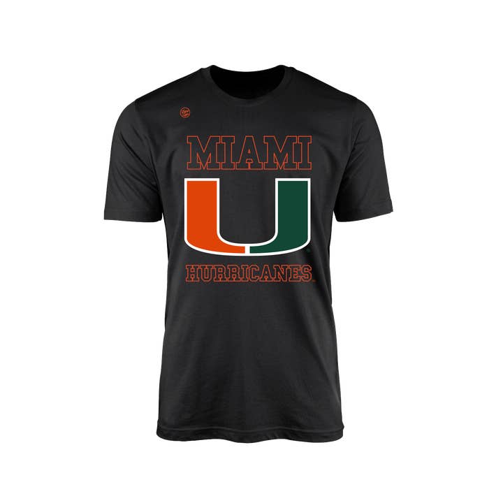Miami Hurricanes Men's Foundation Tee for wholesale by Dyme Lyfe