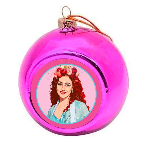 Boules de Noël 'PINK CHAPPELL' pour la vente par ART WOW