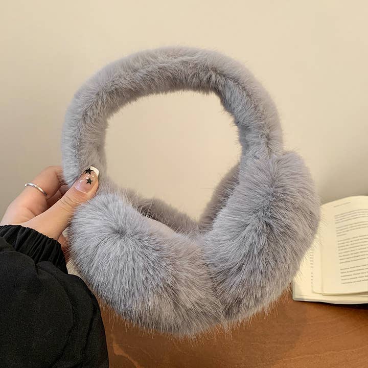PEACH ACCESSORIES - Wholesale Earwarmers/Ear Muffs - Women's - Plush Paws Faux Fur Ear Muffs A025