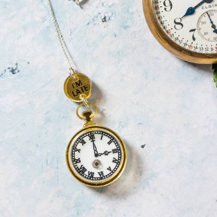 I'm late pendant for wholesale by STOP. Jewellery