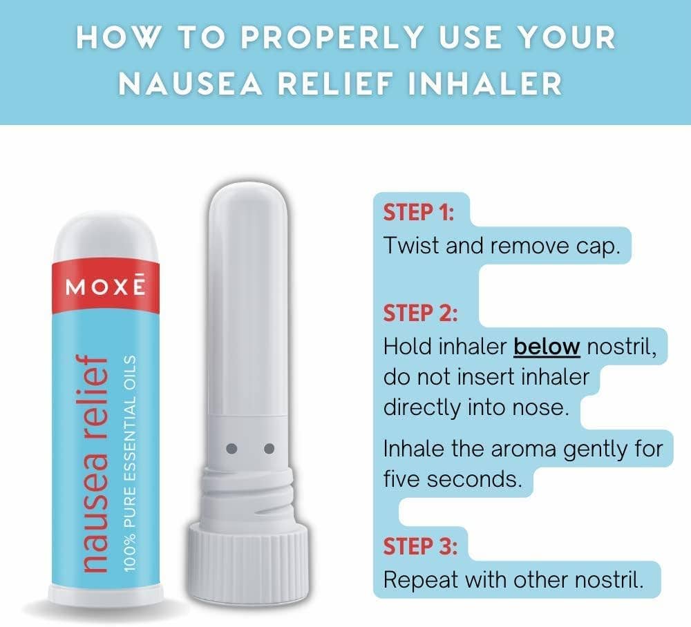 MOXĒ - Wholesale Aromatherapy Inhaler - Nausea Relief Nasal Inhaler4