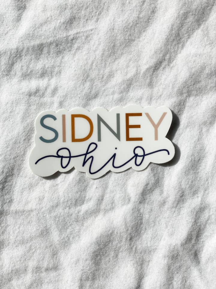 Sidney, Ohio sticker voor wholesale door Detty Designs