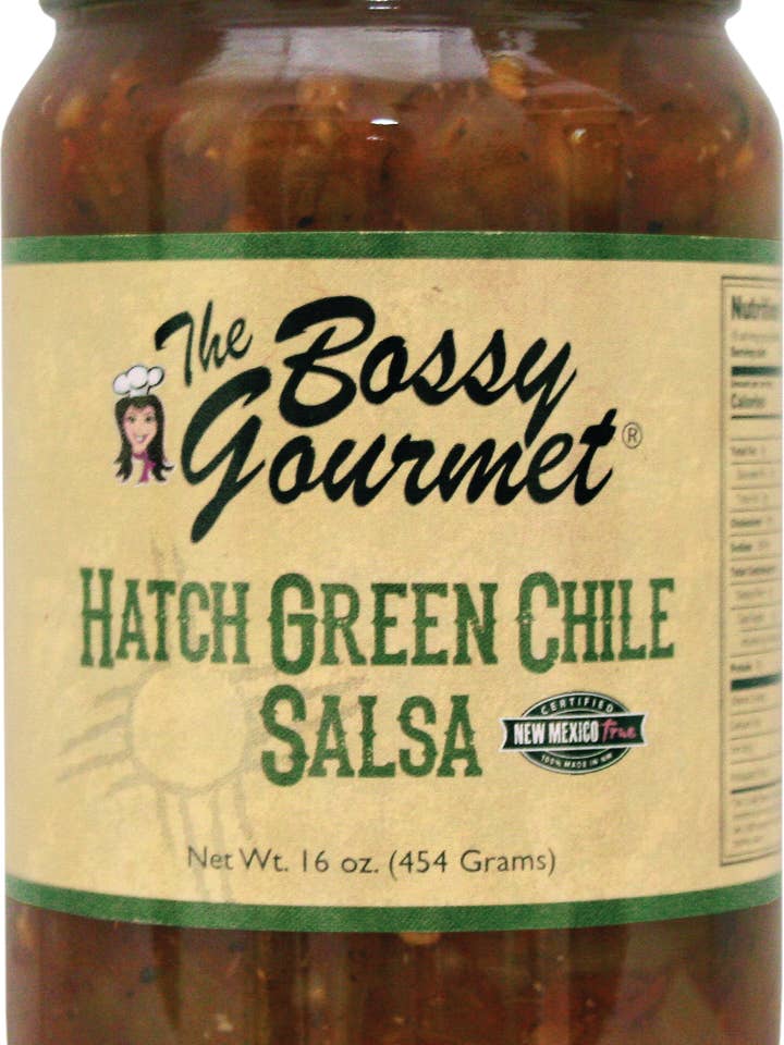 Hatch Green Chile Salsa for wholesale by The Bossy Gourmet LLC