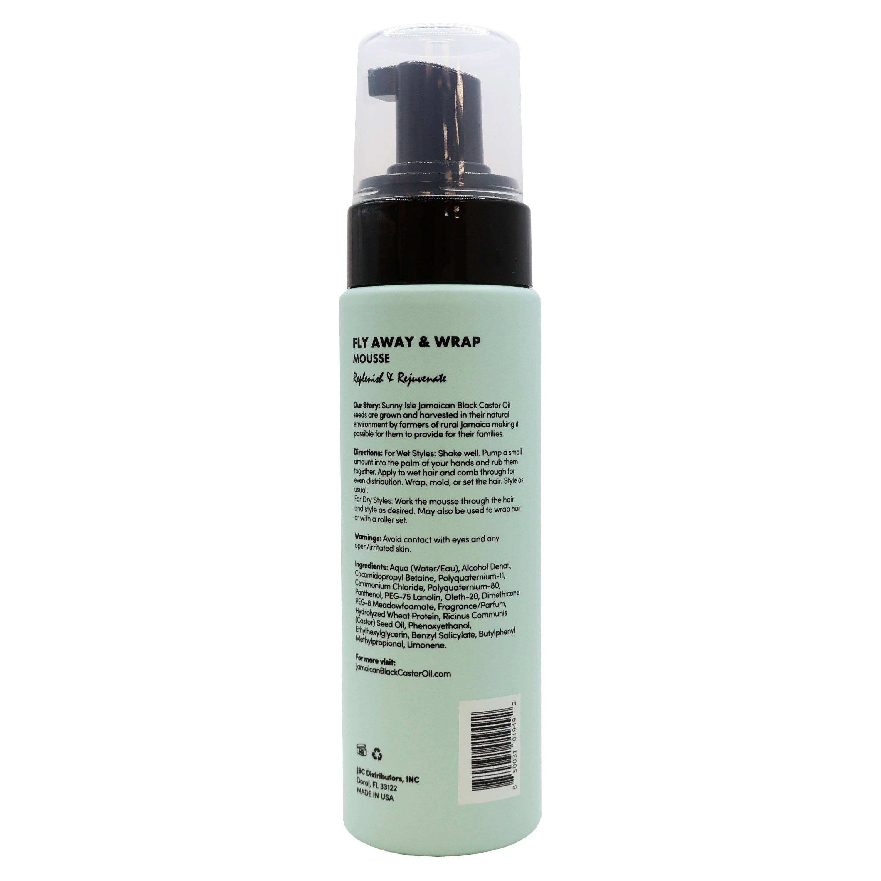 KT Supply - Wholesale Hair Styling Gel/Mousse - Sunny Isle Flyaway Wrap Mousse 8 Oz.1