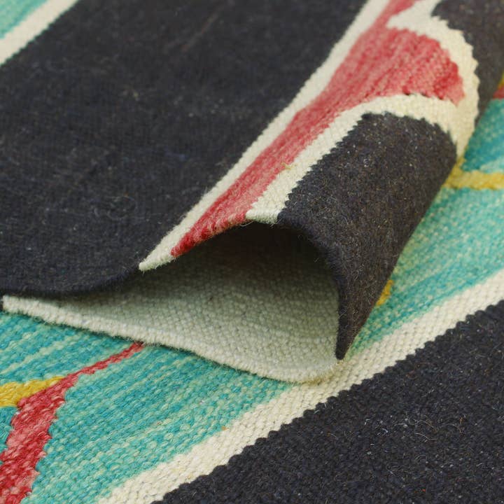 Noori Rug - Wholesale Area Rug - Modern Flatweave Albina Red Rug3