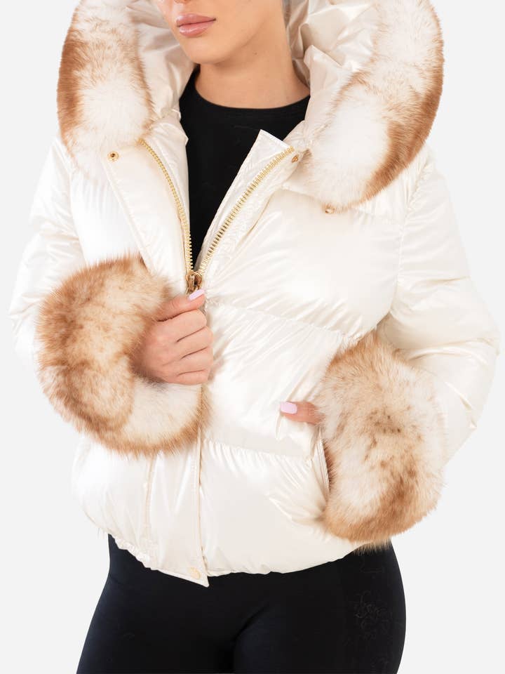 Cuir Dimitri - Wholesale Puffer Jacket - Women's - Celya Down Puffer3