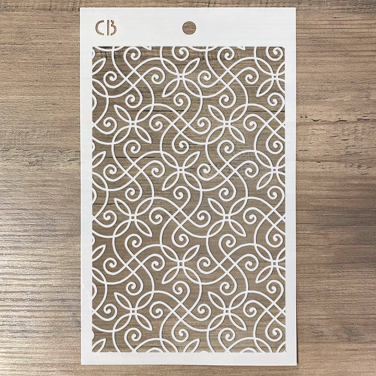 Ecstasy Crafts Distributing - Wholesale Stencil/Craft Die - Ciao Bella Texture Stencil 5x8 Harmony2