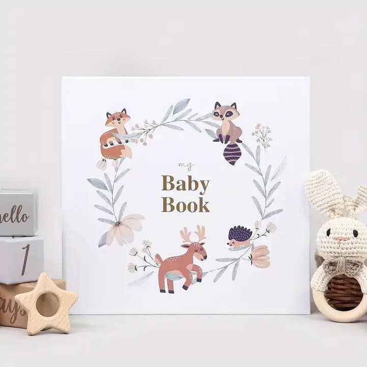 Joy Gift London - Wholesale Memory Book - Kids & Baby - Luxury Baby Memory Book - Gold Foil Cover2