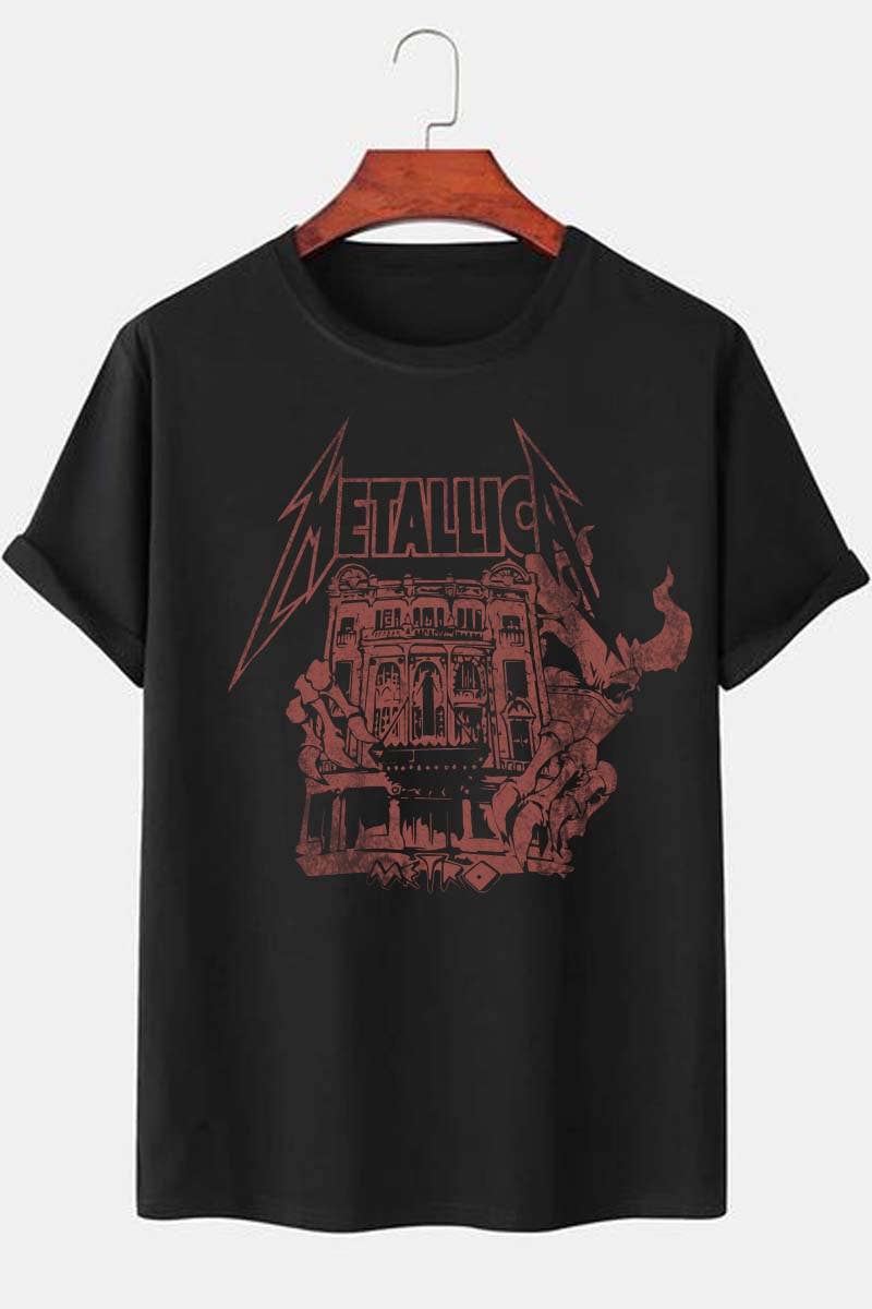 HARANG - Vente T-shirt sérigraphié – unisexe - T-shirt graphique Rock Band M74871