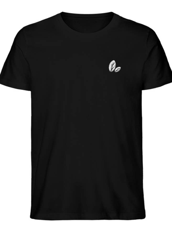 STICK Logo Design Stick in White - Premium overhemd van biologische kwaliteit voor heren voor wholesale door GARTENFAN