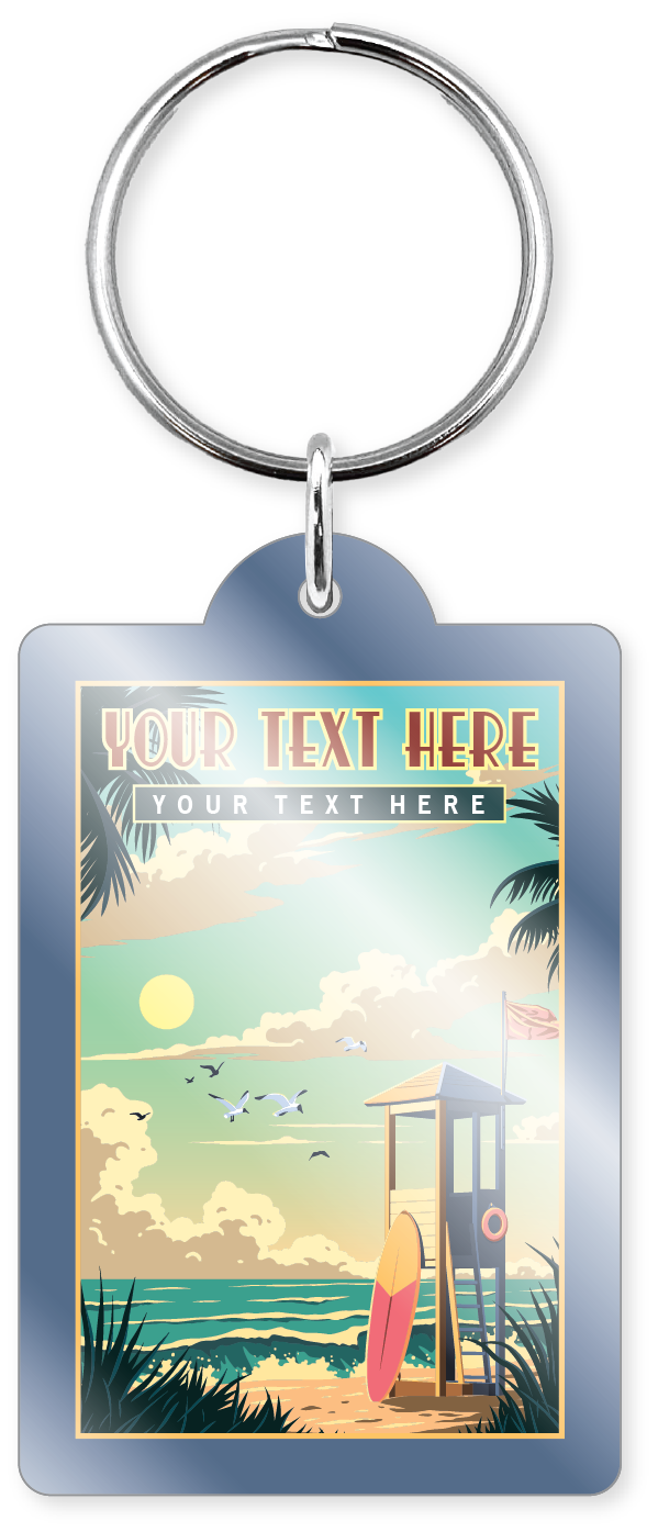Morris Magnets – wholesale Keychain – Unisex – Keychain - Beachside Travel Poster3