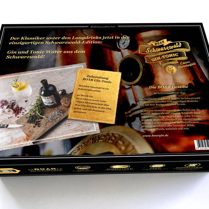 BOAR Distillery im Schwarzwald - Wholesale Gin - BOAR Schwarzwald Gin & Tonic - Heimatgefühl BERLIN -1