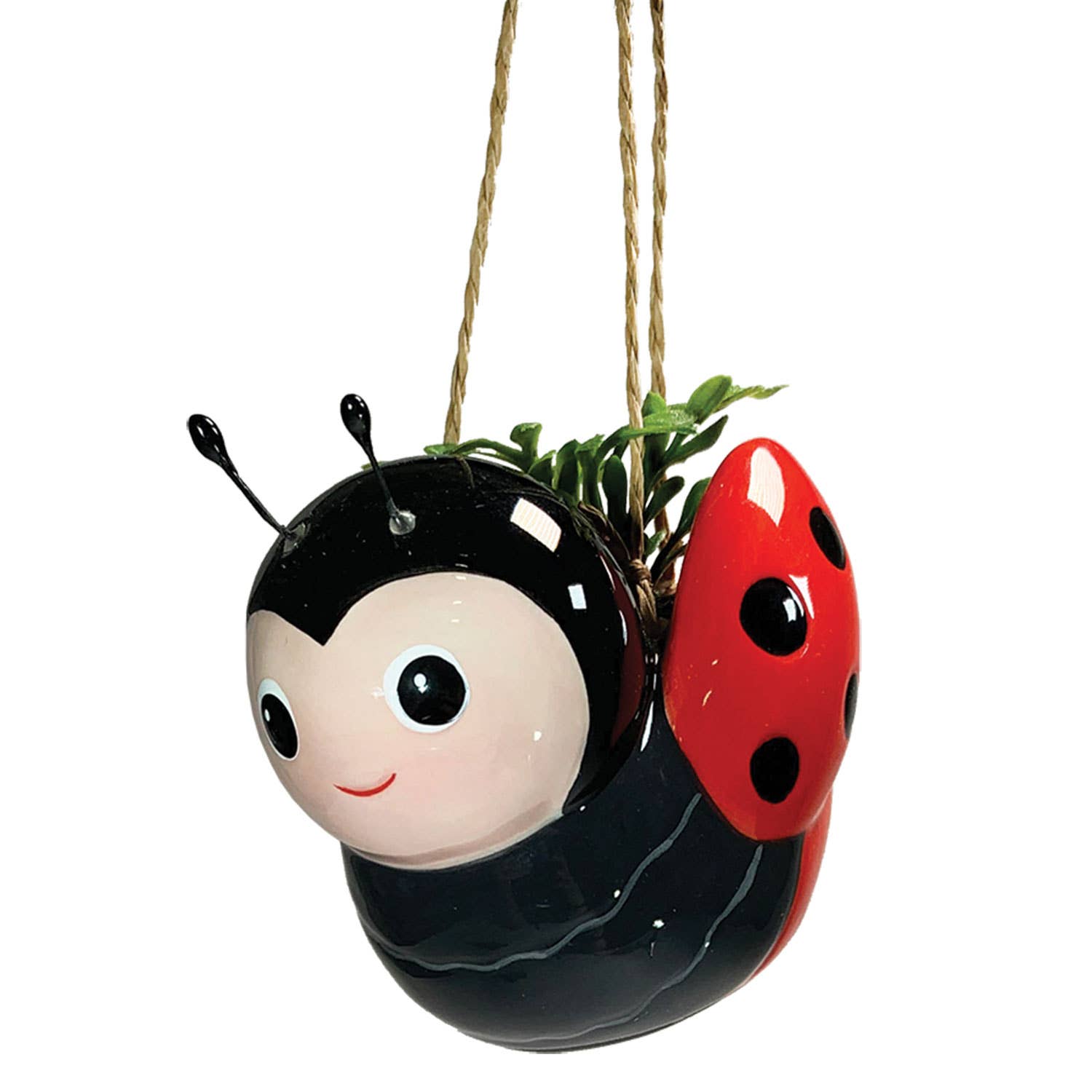 Streamline – Großhandel Pflanzenampel – Mini hängende Pflanzgefäße mit Bienen- und Marienkäferdesign1