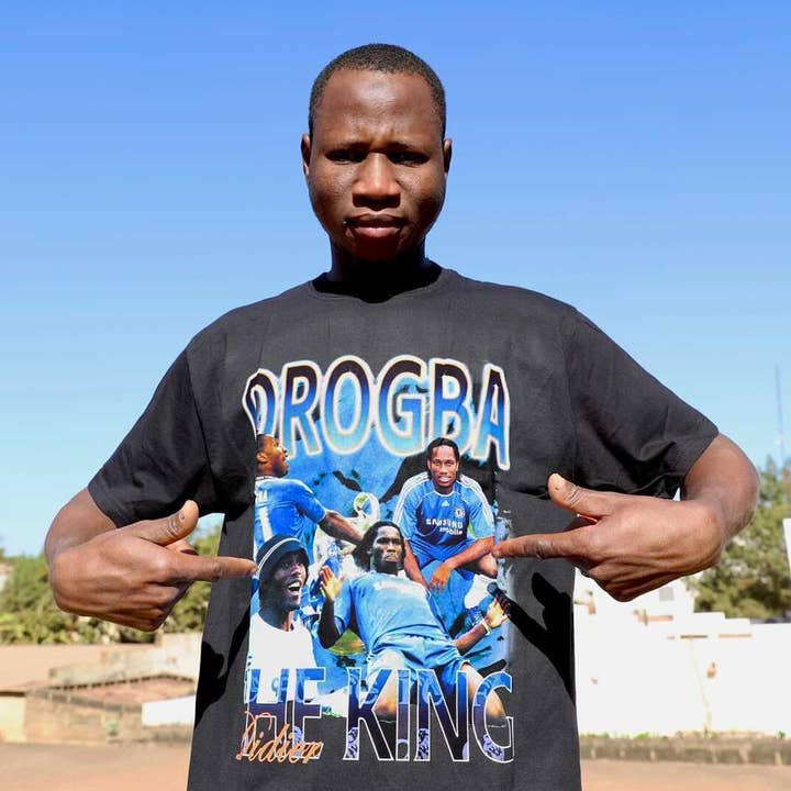 Camiseta de Drogba para venta al por mayor de Retro Football Gang