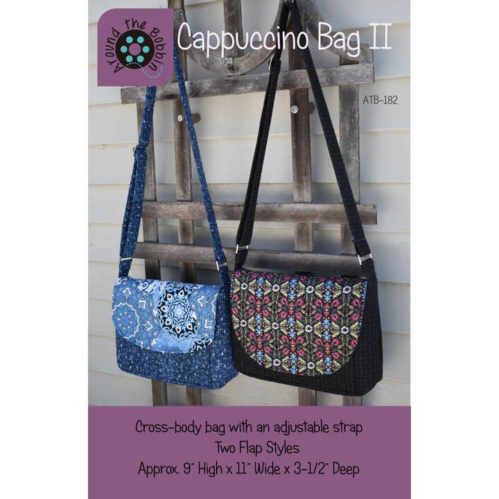 Cappuccino Bag II | Sewing Pattern for wholesale by Around the Bobbin