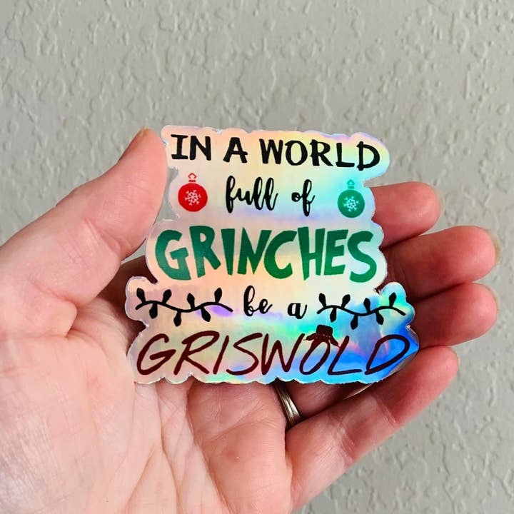 Oily Graphic Creations – wholesale Klistermärke – Vara en Griswold- Jullovet Klistermärke/Magnet2