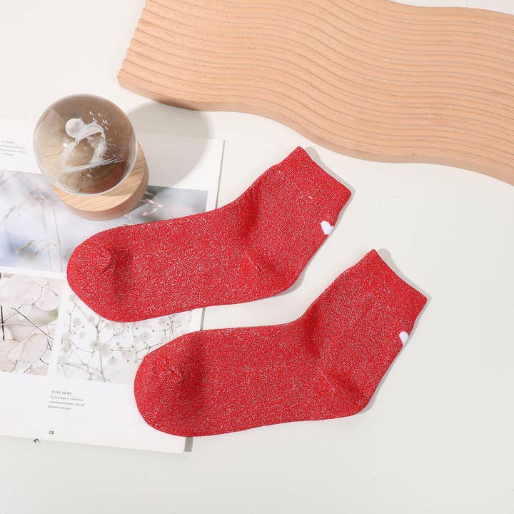 INES DELAURE - Wholesale Socks - Unisex - Heart socks, mid-high10