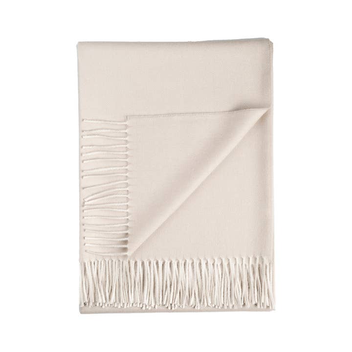 Shupaca Alpaca - Wholesale Throw Blanket - 100% Baby Alpaca Throw - Porcelain