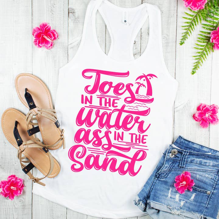 Dedos do pé na água Areia por atacado de Sunfire Tees