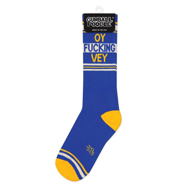 Gumball Poodle - Wholesale Socks – Unisex - Oy Fucking Vey Gym Crew Socks2