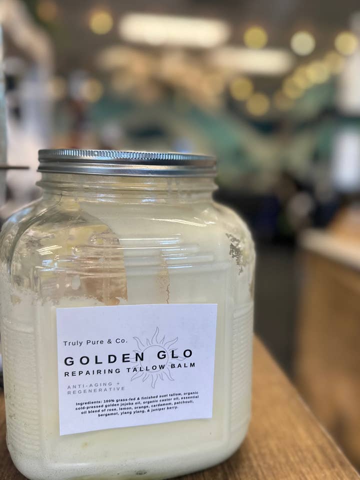Golden Glo Repairing Tallow Balm for wholesale by Truly Pure & Co.