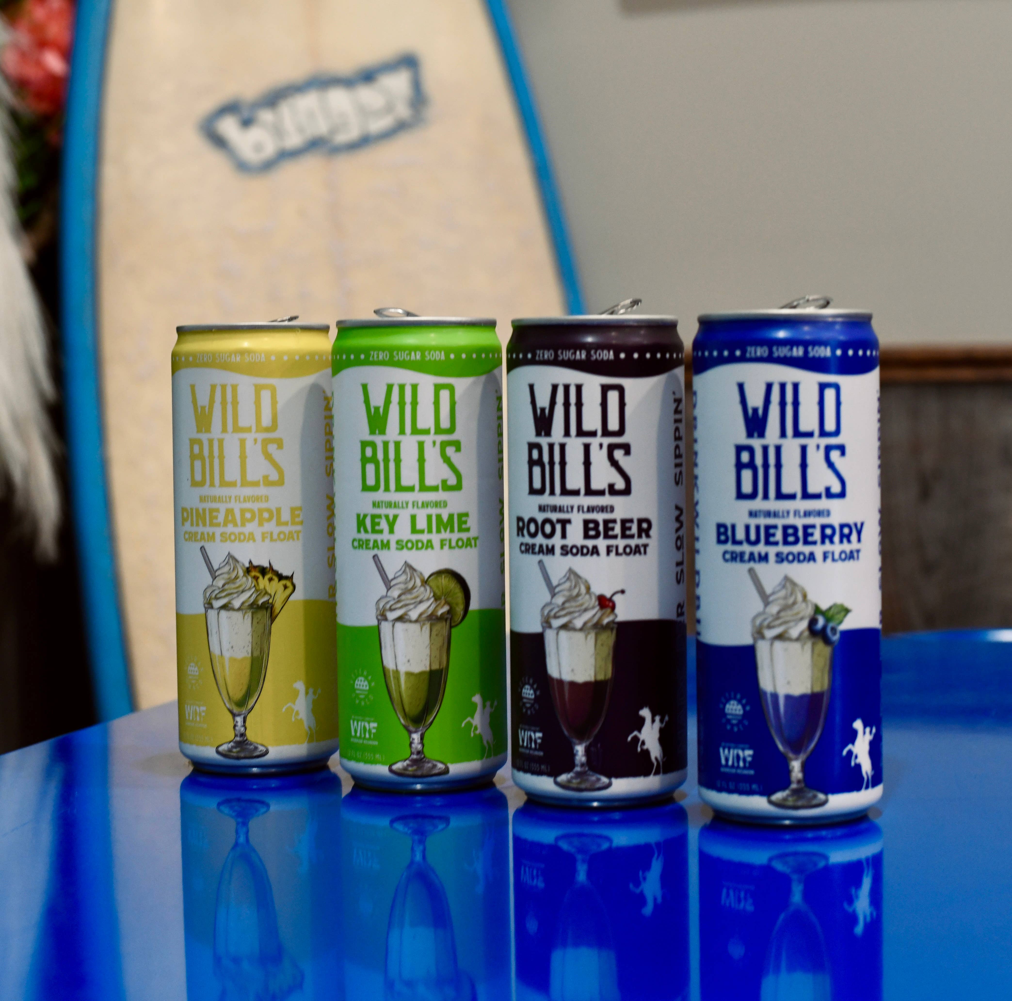 Wild Bill’s Craft Beverage Co. - Vente Sodas/boissons gazeuses - Root Beer : Soda Zéro Sucre, Ingrédients Propres, Pack de 12, Canettes9