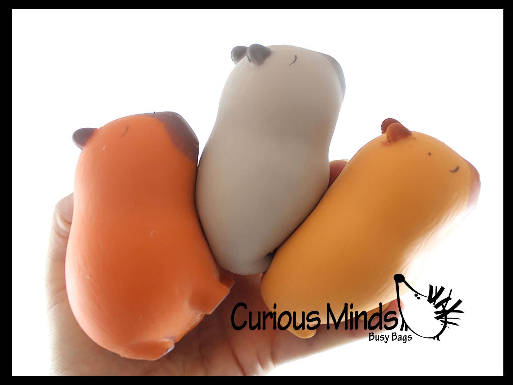 Curious Minds Toys - Wholesale Squishy Toy - Kids & Baby - 1 Capybara Squishy Squeeze Stress Ball Soft Doh Filling - L12