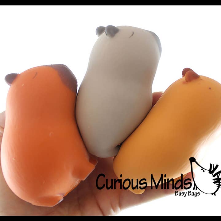 Curious Minds Toys - Wholesale Squishy Toy - Kids & Baby - 1 Capybara Squishy Squeeze Stress Ball Soft Doh Filling - L12
