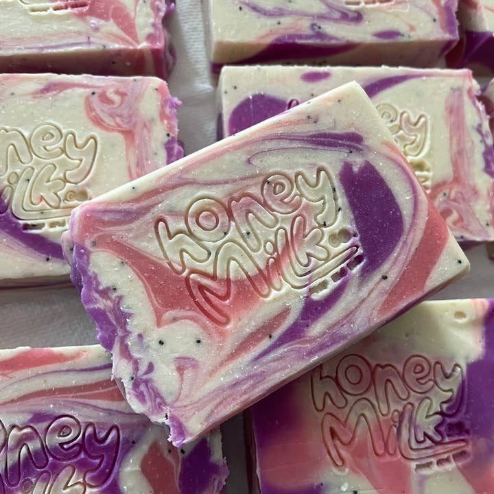 HoneyMilk - Wholesale Bar Soap - I Am Beautiful (Pure Lavender & Geranium) Soap