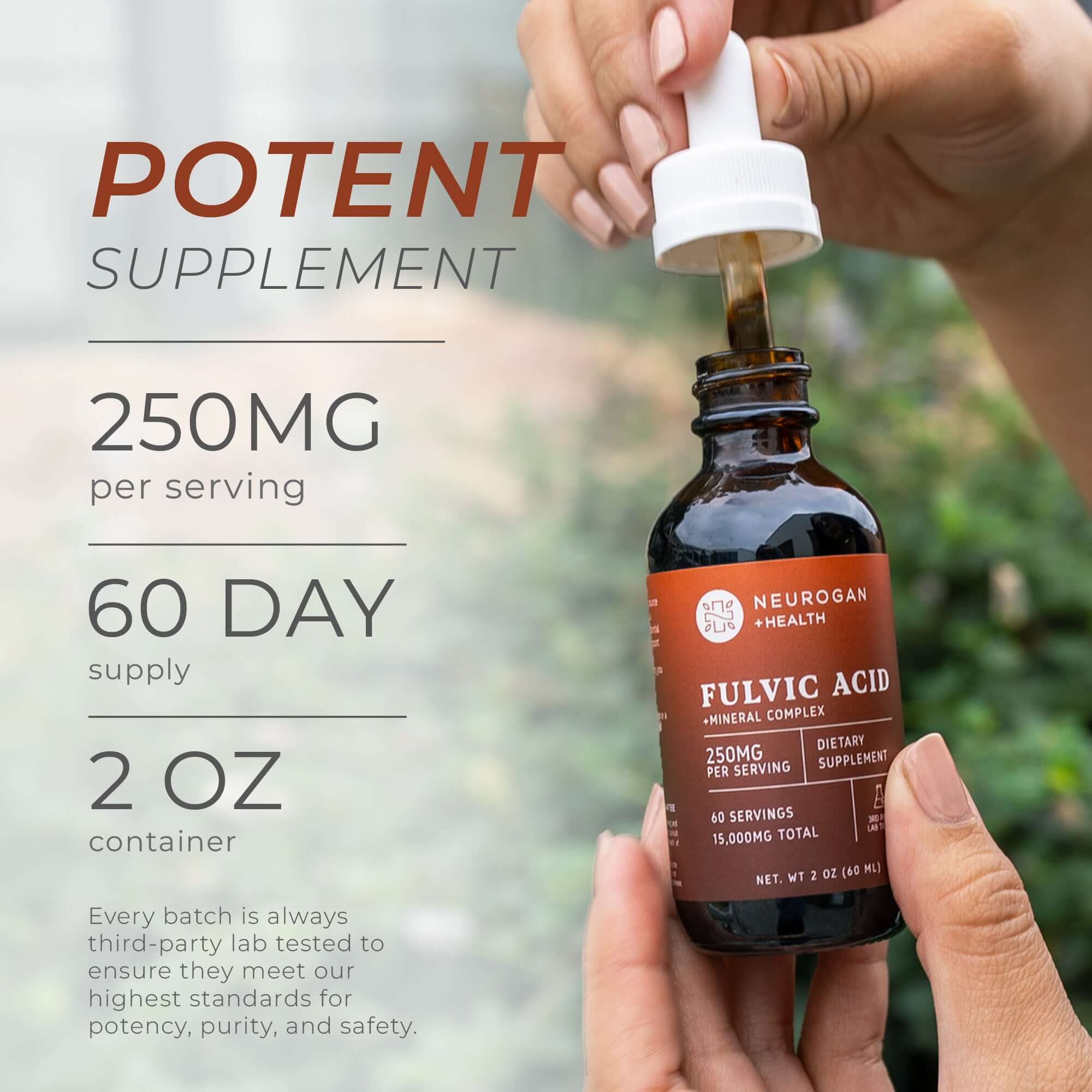 Neurogan Health – Engroshandel Kosttilskud og vitaminer – Fulvinsyre dråber4