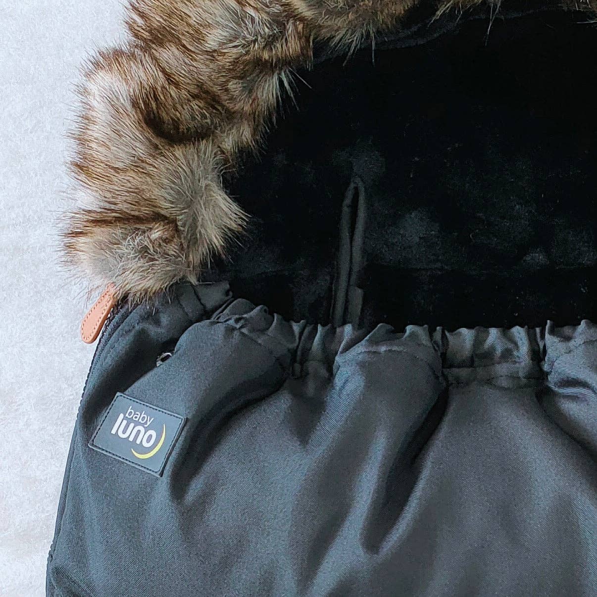 baby luno - Wholesale Pram cover/accessory - baby luno Nordic Footmuff Pram Liner - Classic Black1