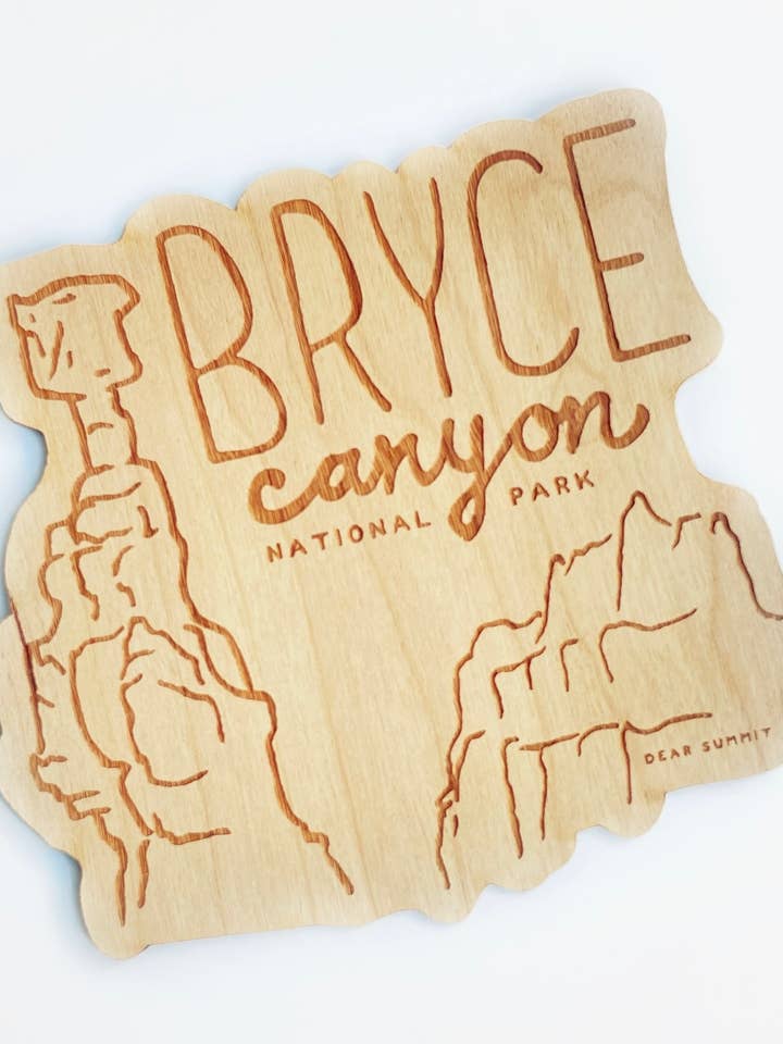 Bryce Canyon - Wood Sticker for wholesale by Dear Summit Supply Co