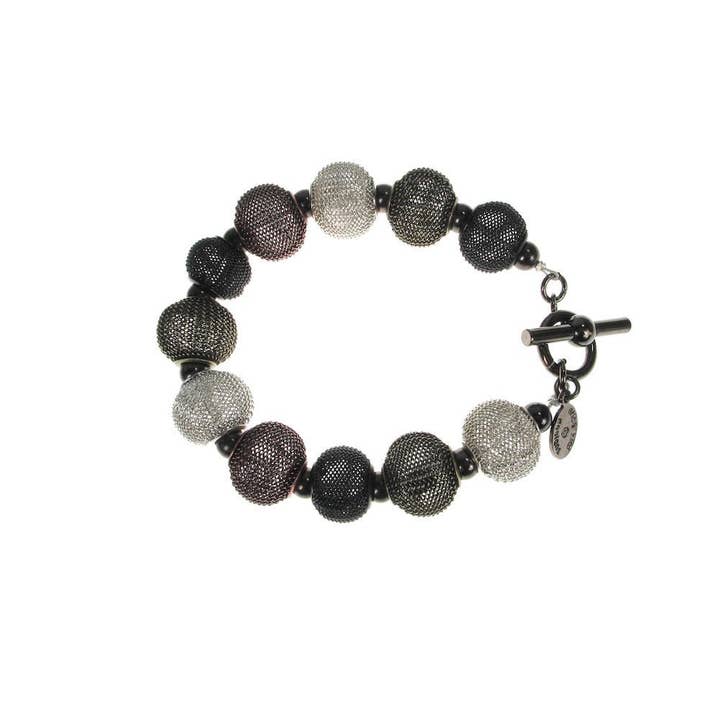 Mesh boll pärla armband för wholesale av Erica Zap Designs