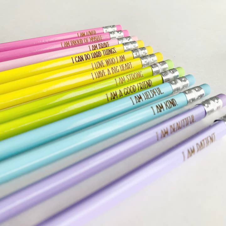Royal Serenities - Wholesale Pencil - Positive Affirmation Pencils for Kids