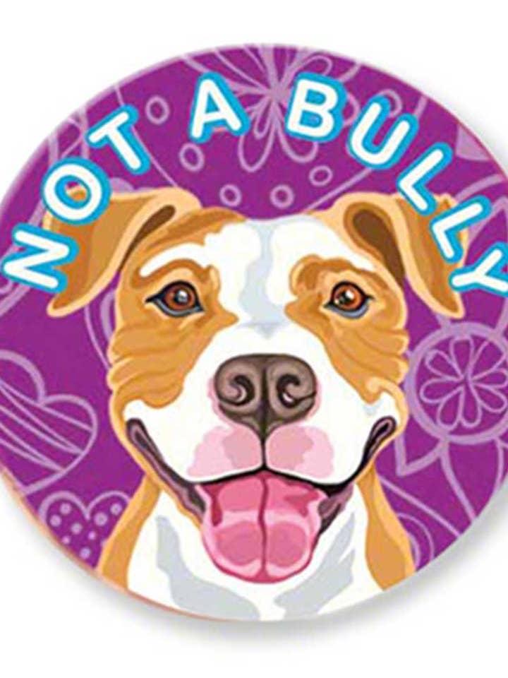 Lot de 10 badges à épingle "Pitbull pas un tyran" pour la vente par Retro Pets