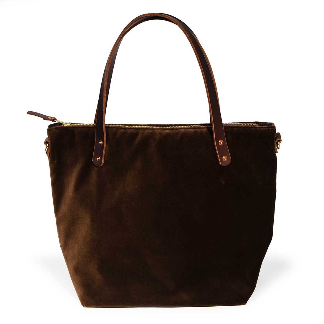 General Knot & Co. - Wholesale Tote Bag - Women's - Velvet Nomad Tote- Walnut0
