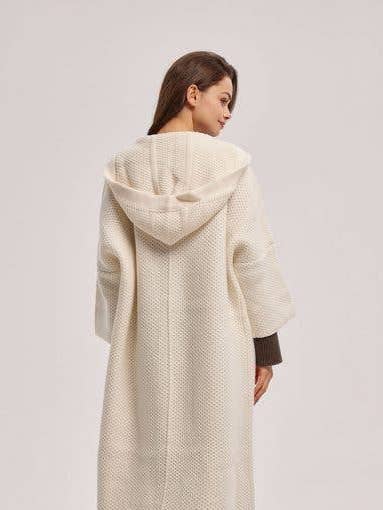 Cardigan Da Donna Oversize MI9005 Grigio - Foto 8