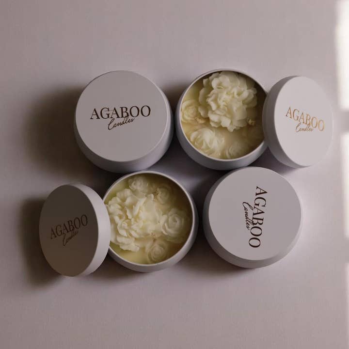 Blumendose Kerze für den Großhandel von Agaboo Candle