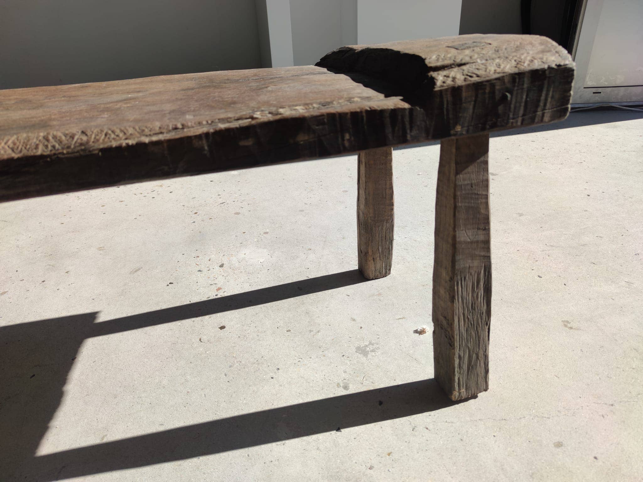 Office Objets - Wholesale Bench - Very large antique teak bench H:50cm L:2m0657