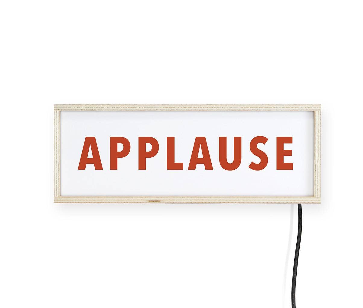 Really Nice Things - Vendita all'ingrosso Statuette decorative - Lightbox 40x15 « Applause »2