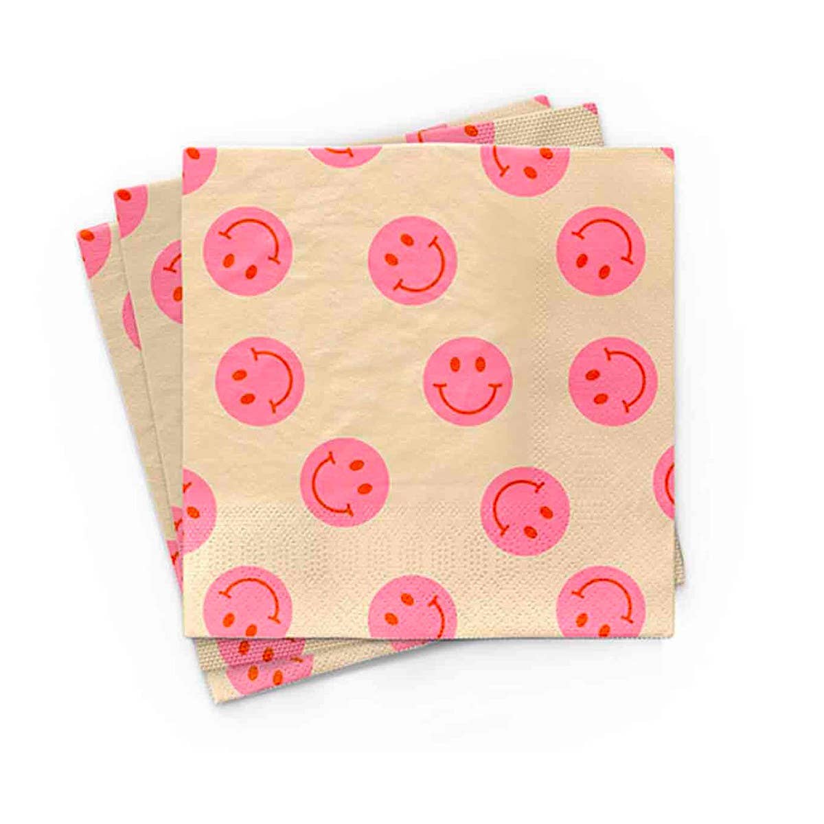 Maison Royal Garden - Wholesale Disposable Napkin - 20 100% Bamboo Napkins 33x33 cm Smilies0